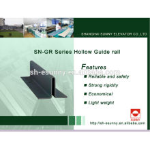 Haute qualité produit dernier chaud 2014, ascenseur guide rail, rail de guidage en aluminium, rails de guidage de convoyeur, SN-GR